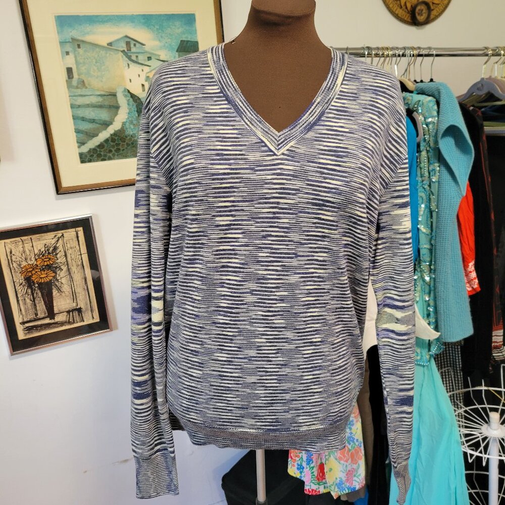 Missoni Sport Italian Men's Knit V-neck Sweater Size 54